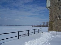 Le Lac pris par les glaces.