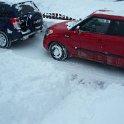 Après avoir gratté l'entrée et que le tracteur soit passé