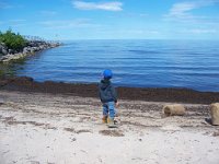 Antoine sur les bords du Lac-St-Jean